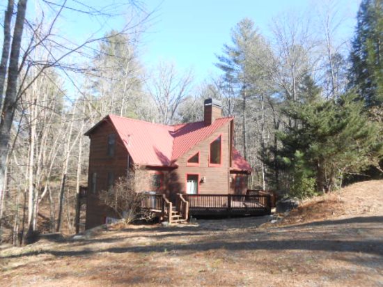 Floor Plan for 3 Bedroom 3 Bath Cabin with Game Room, Hot Tub & Internet in the Coosawattee River Resort