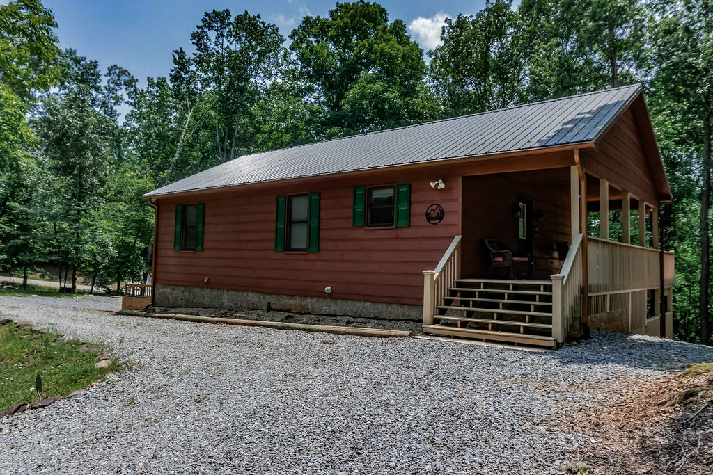 Floor Plan for Deer Tracks in Coosawattee River Resort
